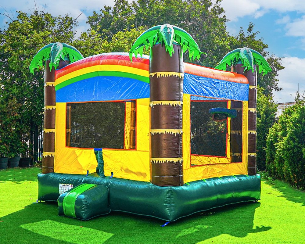 Tropical Bouncy Castle - Fun to Go
